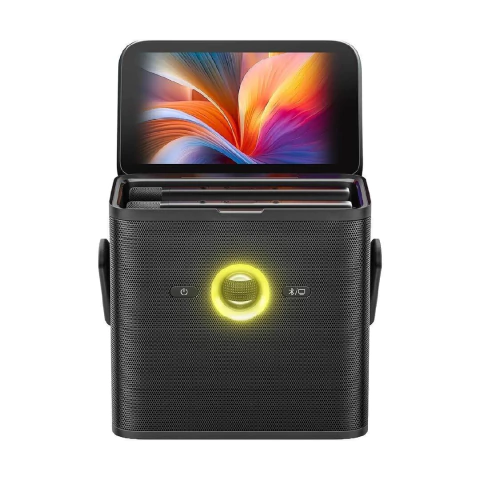 Speaker de Karaoke Joog Shell S3 80W Pantalla 7" 2x Micrófonos inalámbricos
