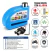 Traba Disco Alarma Moto Sensor De Movimiento 2 Llaves Celeste - comprar online