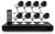 Kit 8 Cámaras de Seguridad + DVR Full HD 1080p Interior y Exterior