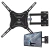 Soporte TV Brazo Articulado 14 a 55 Pulgadas Giratorio 50kg - comprar online