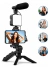 Kit Streaming Celular Hytoshy: Luz LED, Micrófono y Trípode