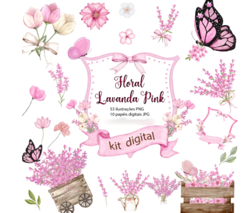 Lavanda - Kits Digitais