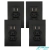 Kit 4 Tomadas de Parede 2 USB Duplo Bivolt 4x2 JWCOM Smart - comprar online