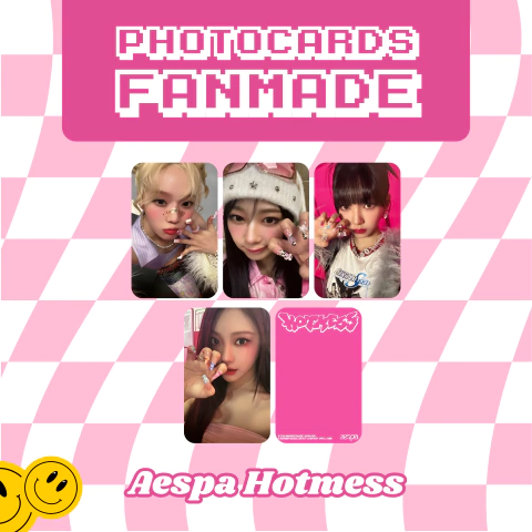 Photocards Fanmades: Aespa Hotmess - Kit com 4 unidades (LEIA A DESCRIÇÃO) - comprar online