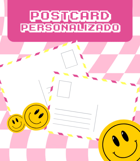 Postcard Personalizado Fanmade Tamanho 10x15 Laminação Fosca Frente e Verso - comprar online