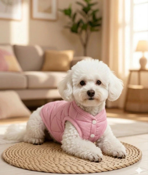 Chaleco con Interior de Peluche -Rosa