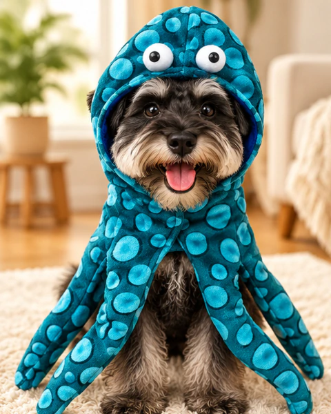 Disfraz de Pulpo para Perros – Con Tentáculos