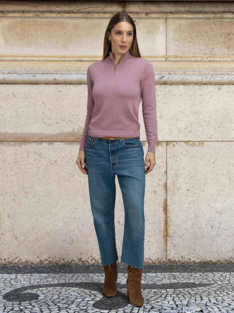BLUSA COM ZIPER - comprar online