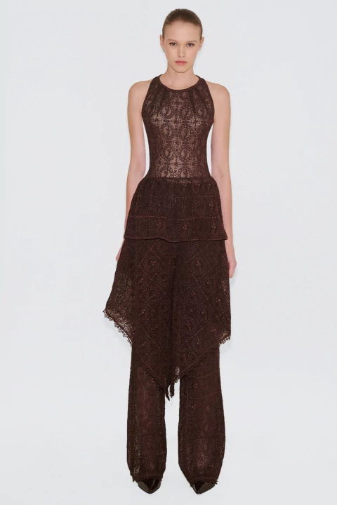 BLUSA PEPLUM GUIPURE CAMAFEU WILLA - comprar online