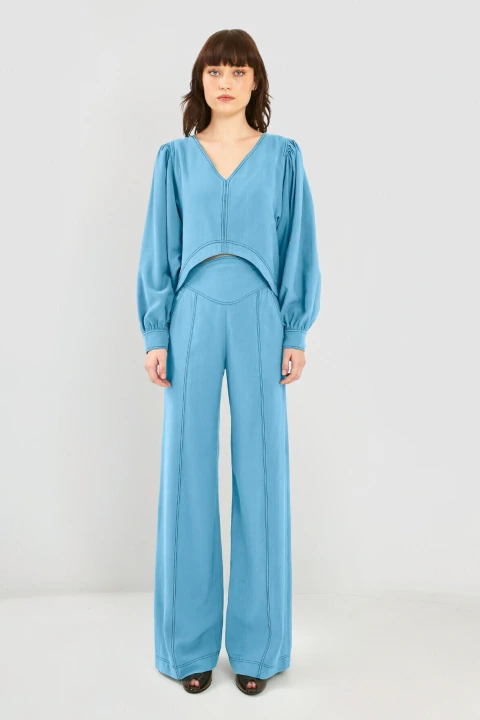 BLUSA PESPONTADA IZAR - comprar online