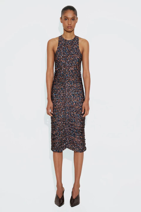 VESTIDO MIDI ESTAMPADO RORY - comprar online