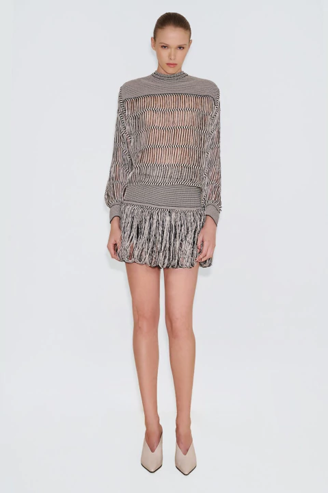BLUSA DE MANGA LONGA GOLA NARA - comprar online