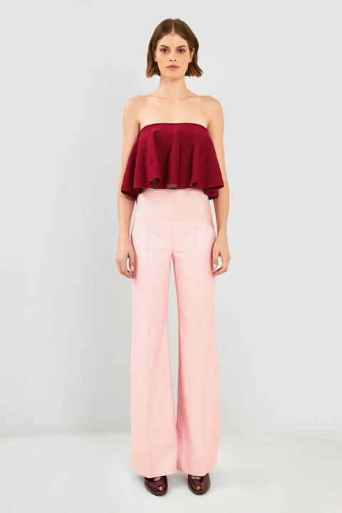 CALÇA PANTALONA BANDAGEM COURO MIRACH - comprar online