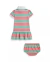 Vestido com calcinha Bebe Listrado verde - Polo Ralph Lauren na internet