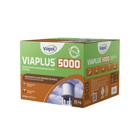 Argamassa Polimérica Flexível Viaplus 5000 18kg Viapol