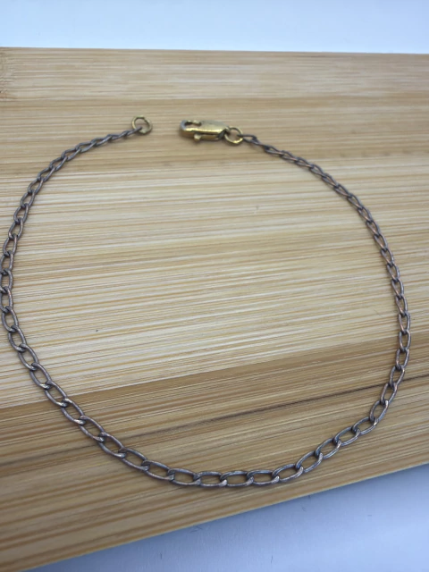 5 Pulseiras Grumet longa diamantada - Ref 15320