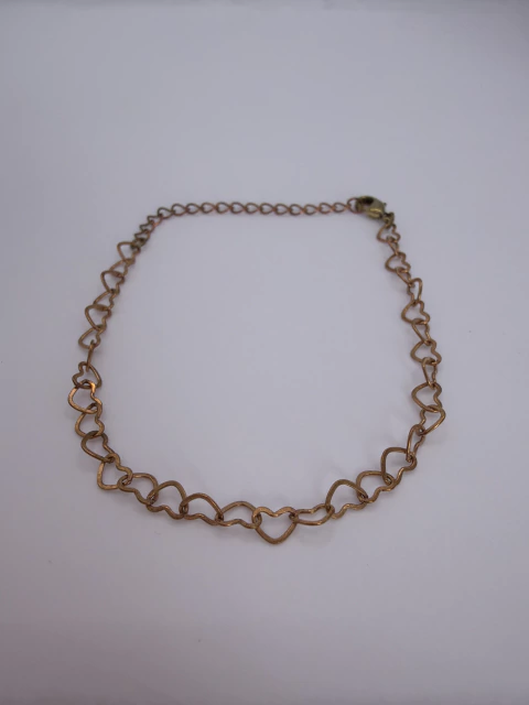 5 Pulseiras Elos Coração Grande - Cod 0415 - comprar online