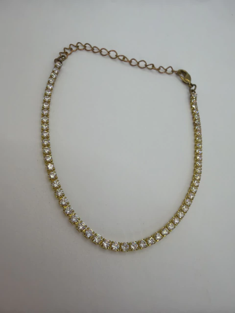 5 pulseira riviera zircônia cristal 2mm - Ref 6-15 - comprar online