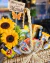 Cesta Especial de Cafe com Girassois - comprar online