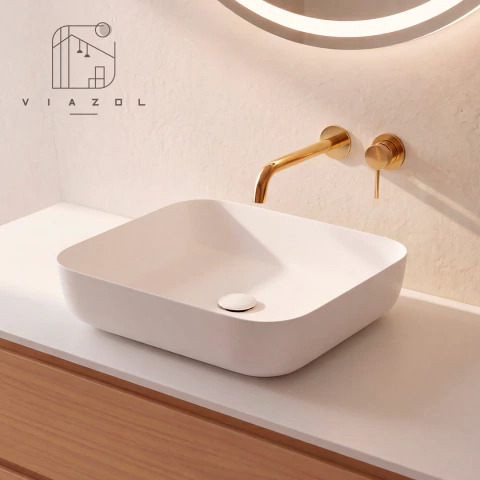 Bacha de Baño de Piedra Artificial PMMA Brera