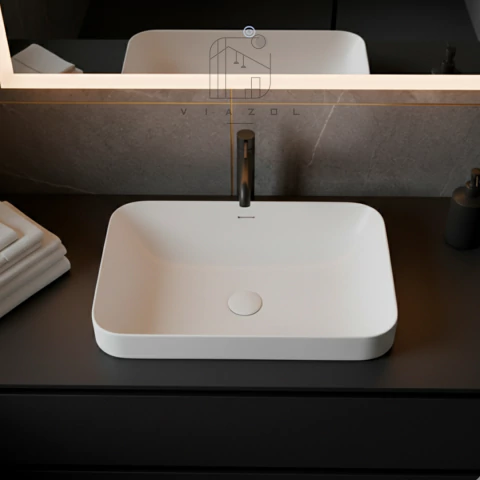 Bacha de Baño de Piedra Artificial PMMA Scala