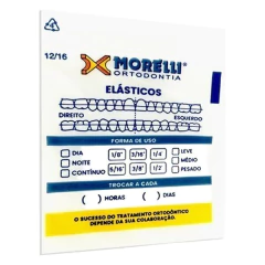 Embalagem P/ Elástico Ortodôntico - 50 Unidades 80.05.001 - Morelli