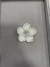 BROCHE FLOR BRANCA