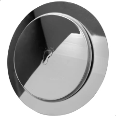 Ralo Click 15cm Prata Redondo Inox