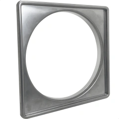 Porta Grelha 15X15 cm Aço Inox 304 Para Ralo Quadrado