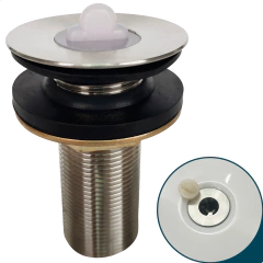 Válvula Lavatório 7/8" Inox Escovado