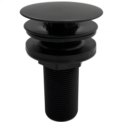 Válvula Click 7/8" Preto Fosco Abs - Tampa Grande