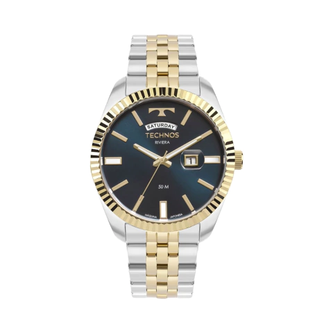 Relógio Technos Masculino Riviera Dourado 2350AM1A
