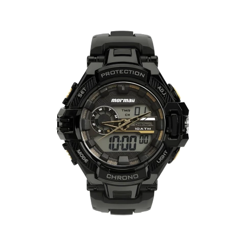 Relógio Mormaii Masculino Anadigi Protection MO1134AF/8D