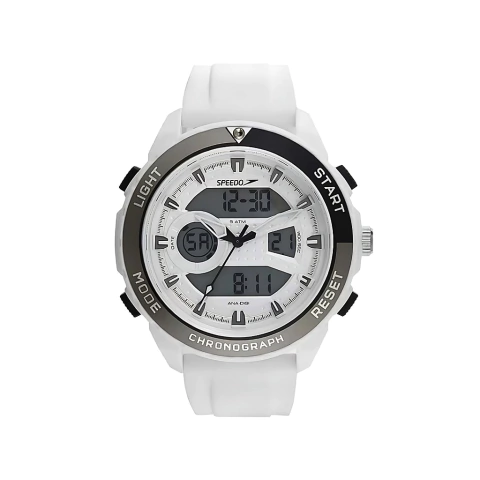 Relógio Speedo Masculino Anadigi Branco 15066G0EVNV2