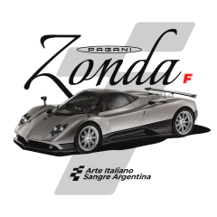 Remera Pagani Zonda F + Hotwheel (de regalo) - comprar online