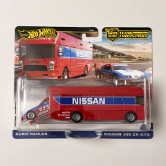 Nissan 300 ZX GTS/ Euro Hauler - Hot wheels Premium/Team Transport