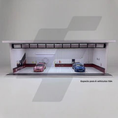 Diorama Modern garage / Escala 1:64