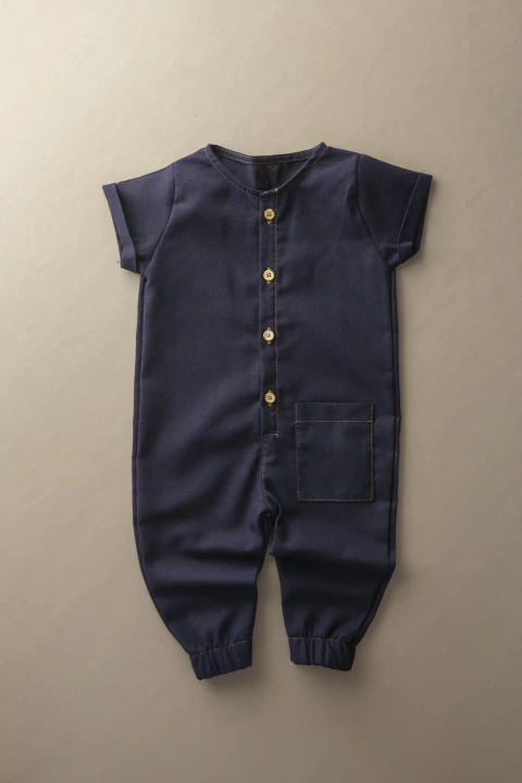 Macacão Matheus - Azul Marinho - comprar online