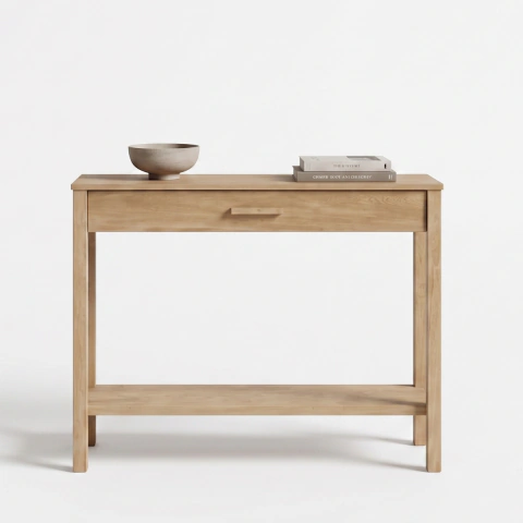 Recibidor de Madera con Cajon