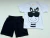 conjuntinho short moletinho zebra branca