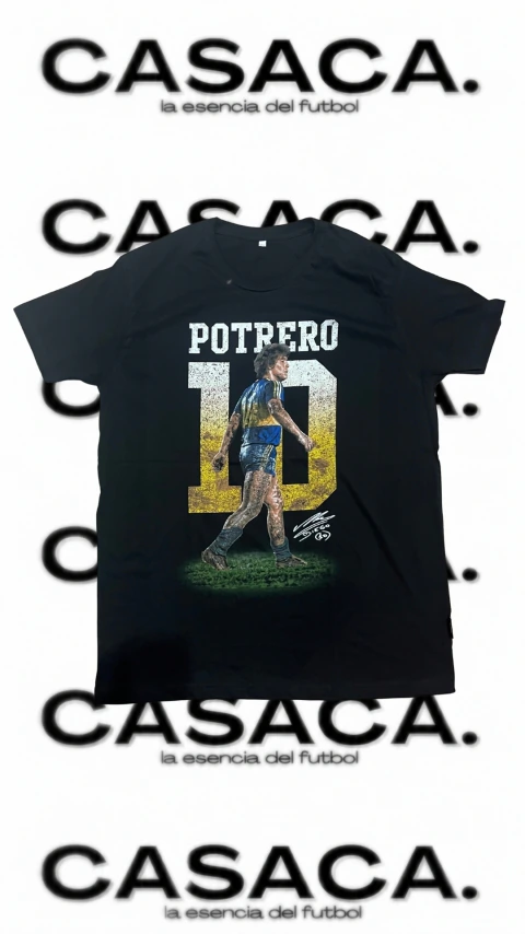 REMERA ''POTRERO'' - HOMENAJE A MARADONA