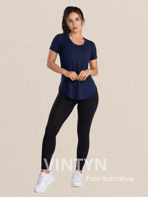 Blusa Tapa Bumbum Academia Fitness Long Line Comprida Respirável