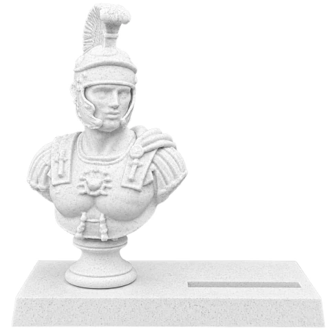 Suporte para Slab + Escultura 3D – Gladiador
