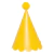 Chapéu de Festa Amarelo Quindim com Pompom Amarelo - Pacote com 5 Unidades para Aniversário e Decoração - comprar online