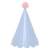 Chapéu de Festa Azul Céu e Rosa com Pompom Rosa - Pacote com 5 Unidades para Aniversário e Decoração - comprar online