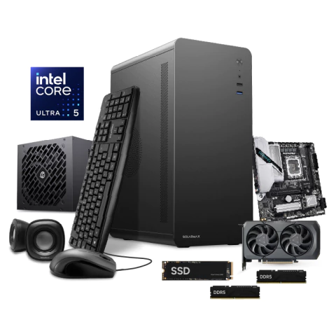 PC Solarmax Proffix Intel Core Ultra 5 225 / 16GB DDR5 / 480 o 512GB NVME - comprar online