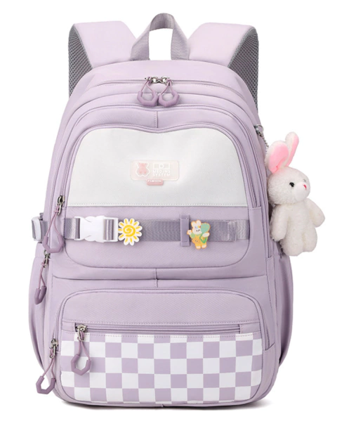 Mochila urbana a cuadros - comprar online