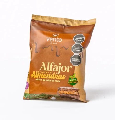 Alfajor de Dulce de Leche Sin Azúcar con Harina de Almendras – Ventofit - comprar online