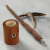 Cachimbo Xamânico Desmontável — Cinza e Terracota com Penas - comprar online