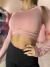 Crop top rosa L en internet